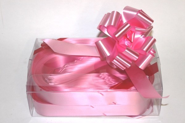 Picture of Box of 30 31mm Baby pink pullbows